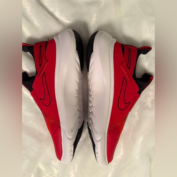 Nike Red and Black Athletic Slip-Ons - Picture 8 of 11